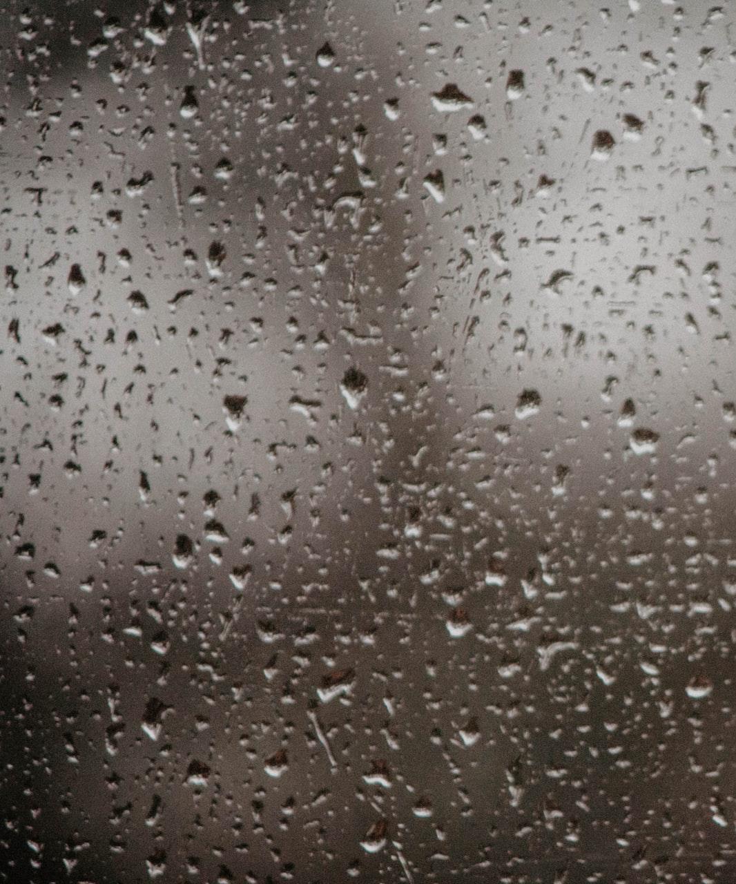 water on glass